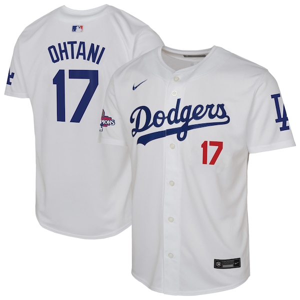 Shohei Ohtani Los Angeles Dodgers Nike Youth 2024 World Series Champions Limited Player Jersey - White