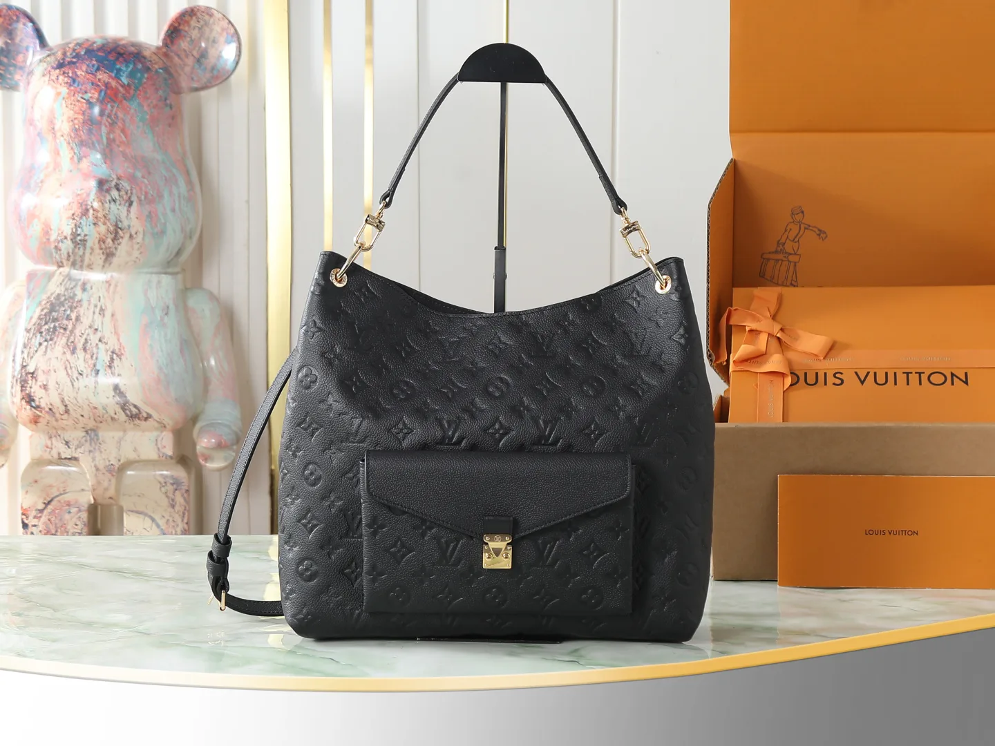 Louis Vuitton Black Hobo Bag product photo from LabelPicks