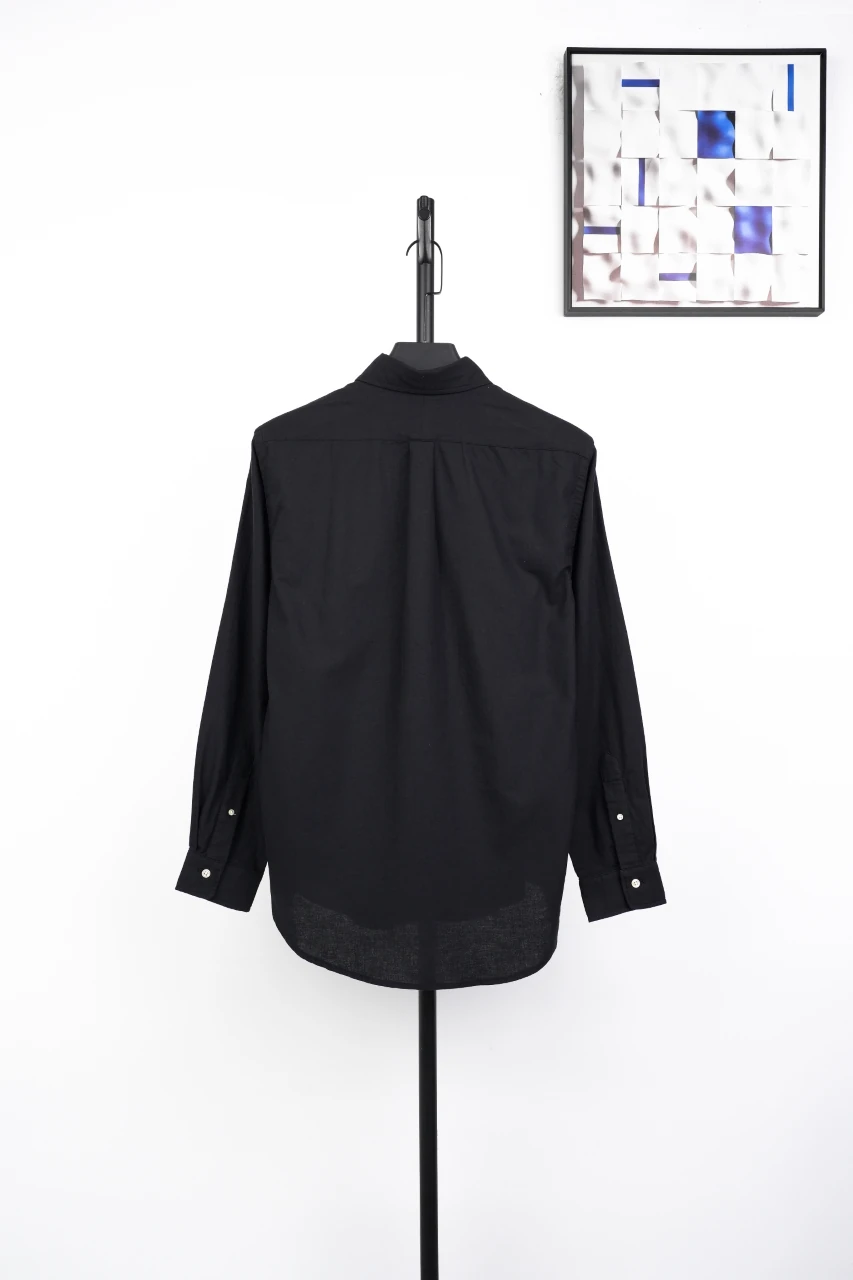 Ralph Lauren Black Pony Embroidered Linen Long Sleeve Shirt product photo from LabelPicks