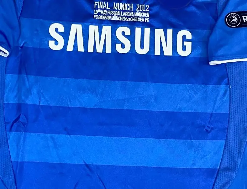 Didier Drogba SIGNED Chelsea UCL Final 11/12 Home Jersey/Shirt - COA - 2012