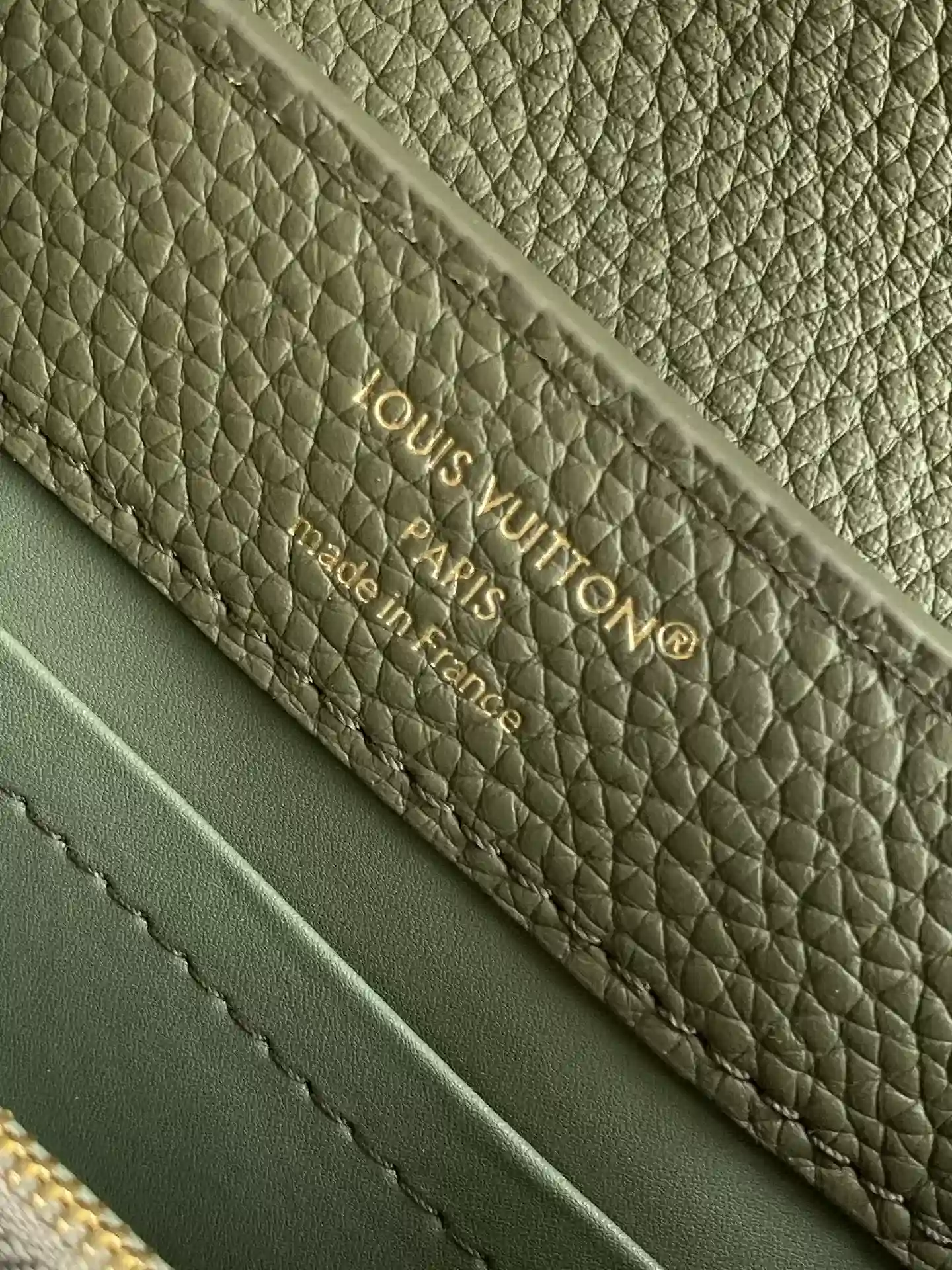 Louis Vuitton Black Capucines Grained Leather Top Handle Bag product photo from LabelPicks