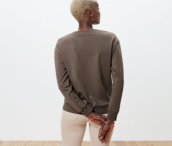 Sweatshirt mit Stickerei