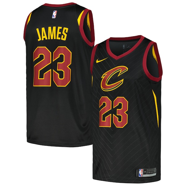 LeBron James Cleveland Cavaliers Nike Swingman Player Jersey - Statement Edition - Black