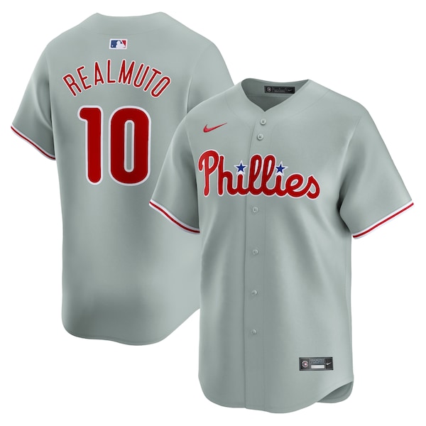 J.T. Realmuto Philadelphia Phillies Nike Away Limited Player Jersey - Gray/White