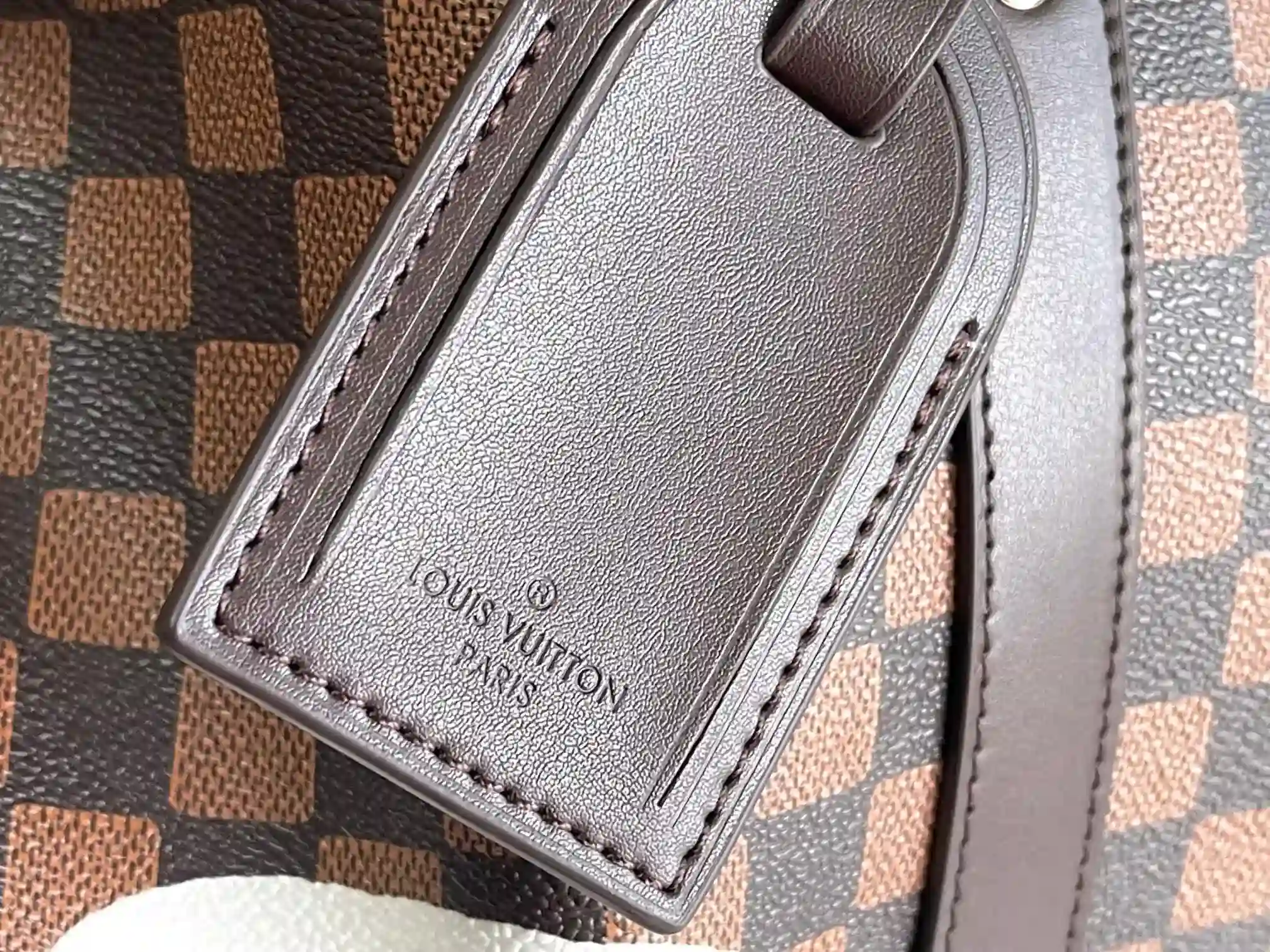 Louis Vuitton Grained Leather Keepall Tote Bag product photo from LabelPicks