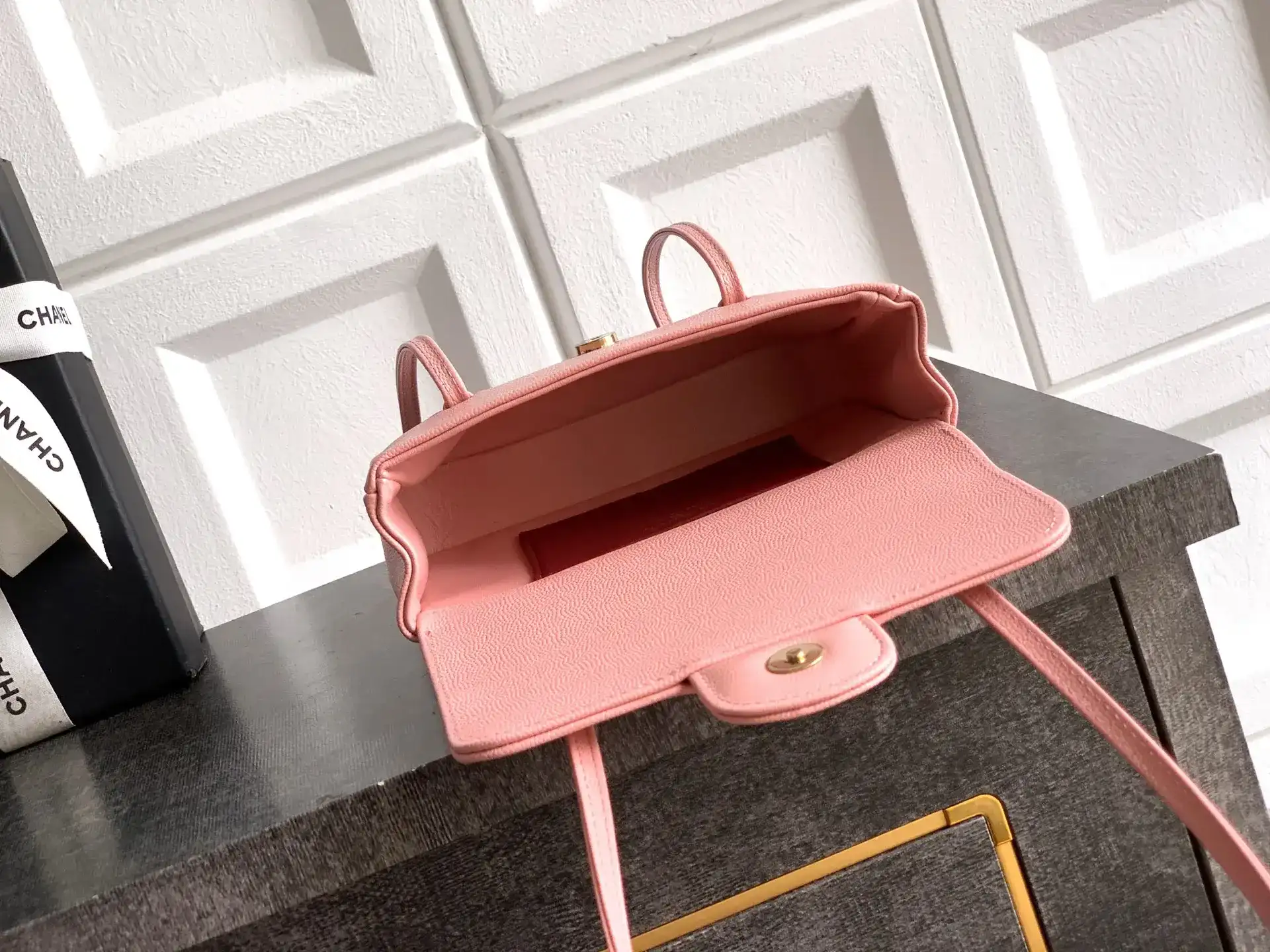 Chanel Pink Calfskin Shoulder Bag product photo from LabelPicks