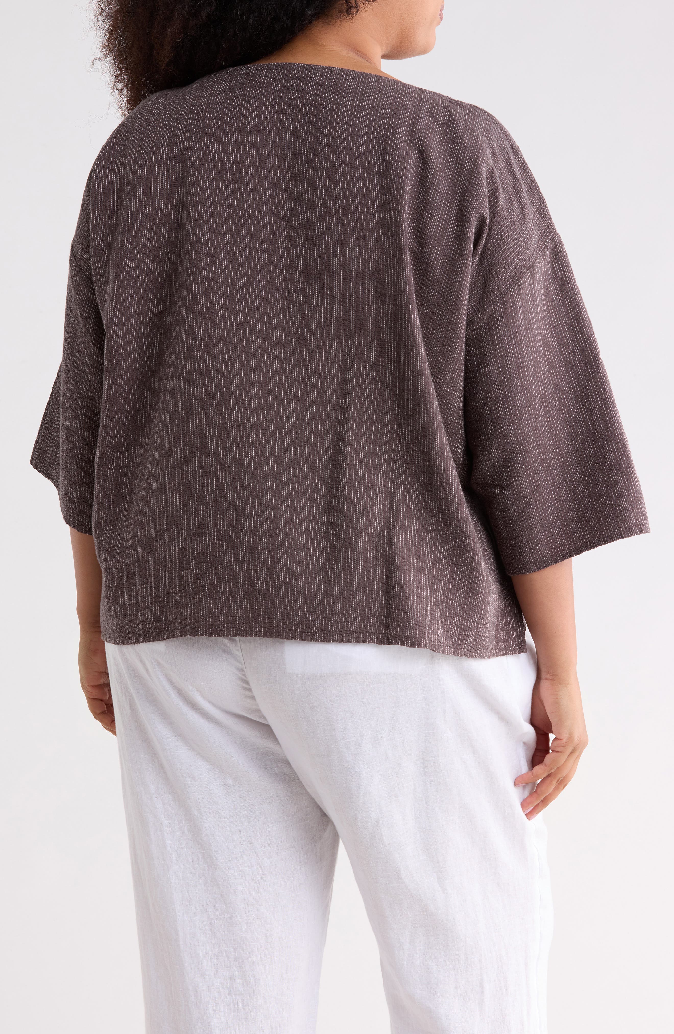 Eileen Fisher Boxy Short Sleeve Top