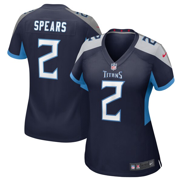 Tyjae Spears Tennessee Titans Nike Women's  Game Jersey -  Navy