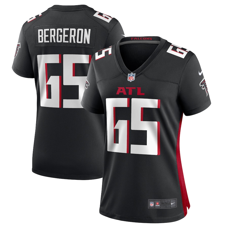 Matthew Bergeron Atlanta Falcons Nike Women's Team Game Jersey -  Black