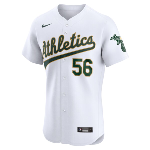Dany Jimenez Oakland Athletics Nike Home Elite Player Jersey - White