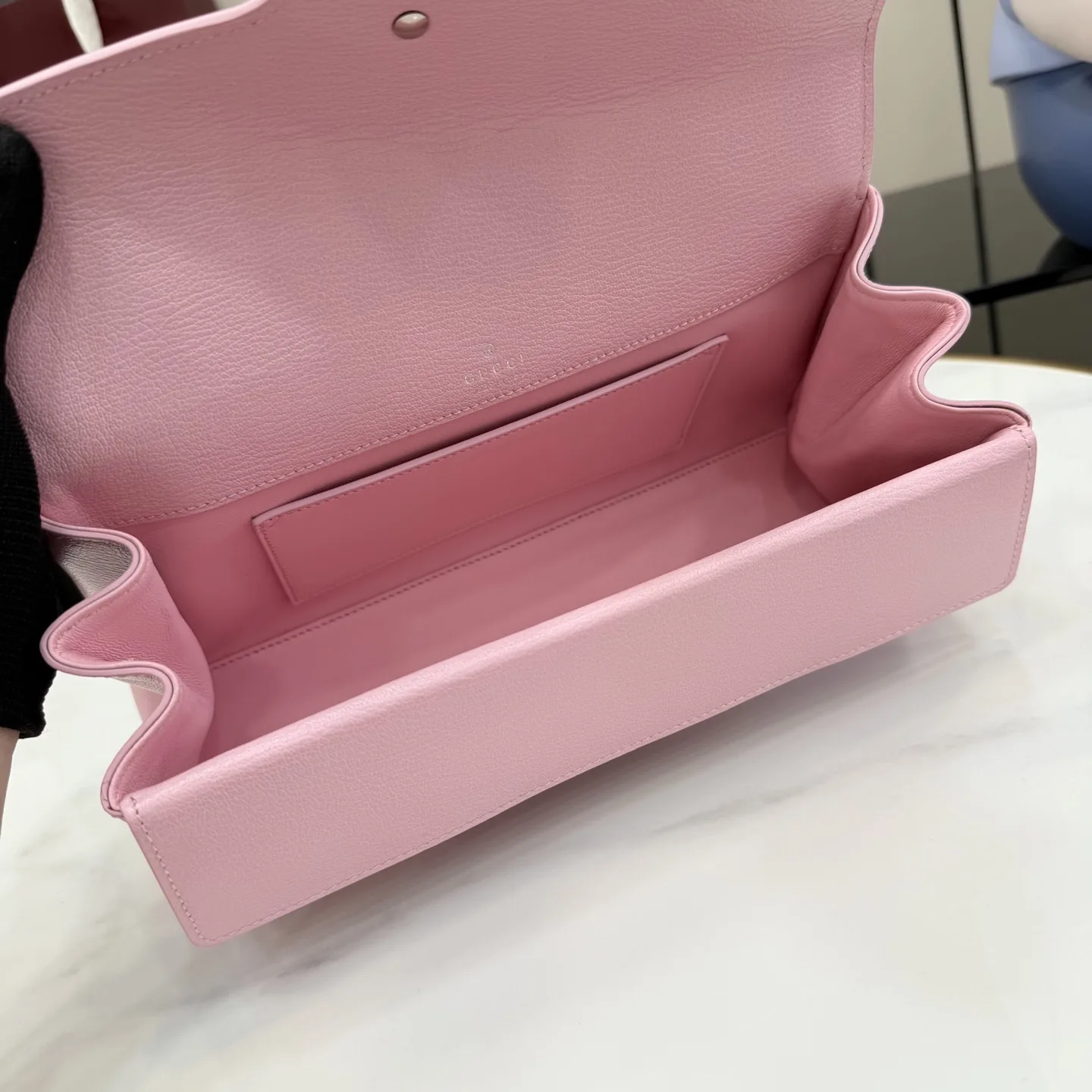 Gucci Dionysus Pink Grained Leather Shoulder Bag product photo from LabelPicks