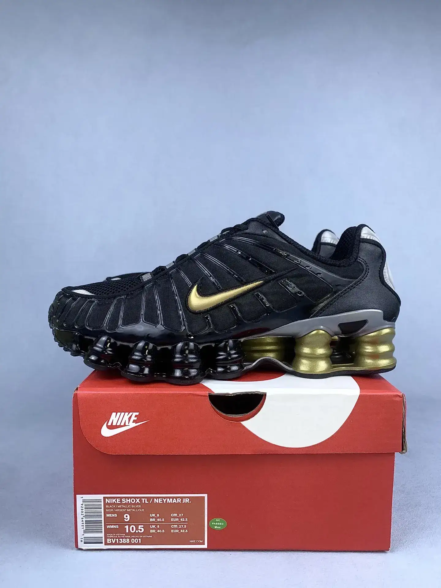 Neymar Jr. x Nike Shox TL 'Black Gold' Shoes product photo from LabelPicks