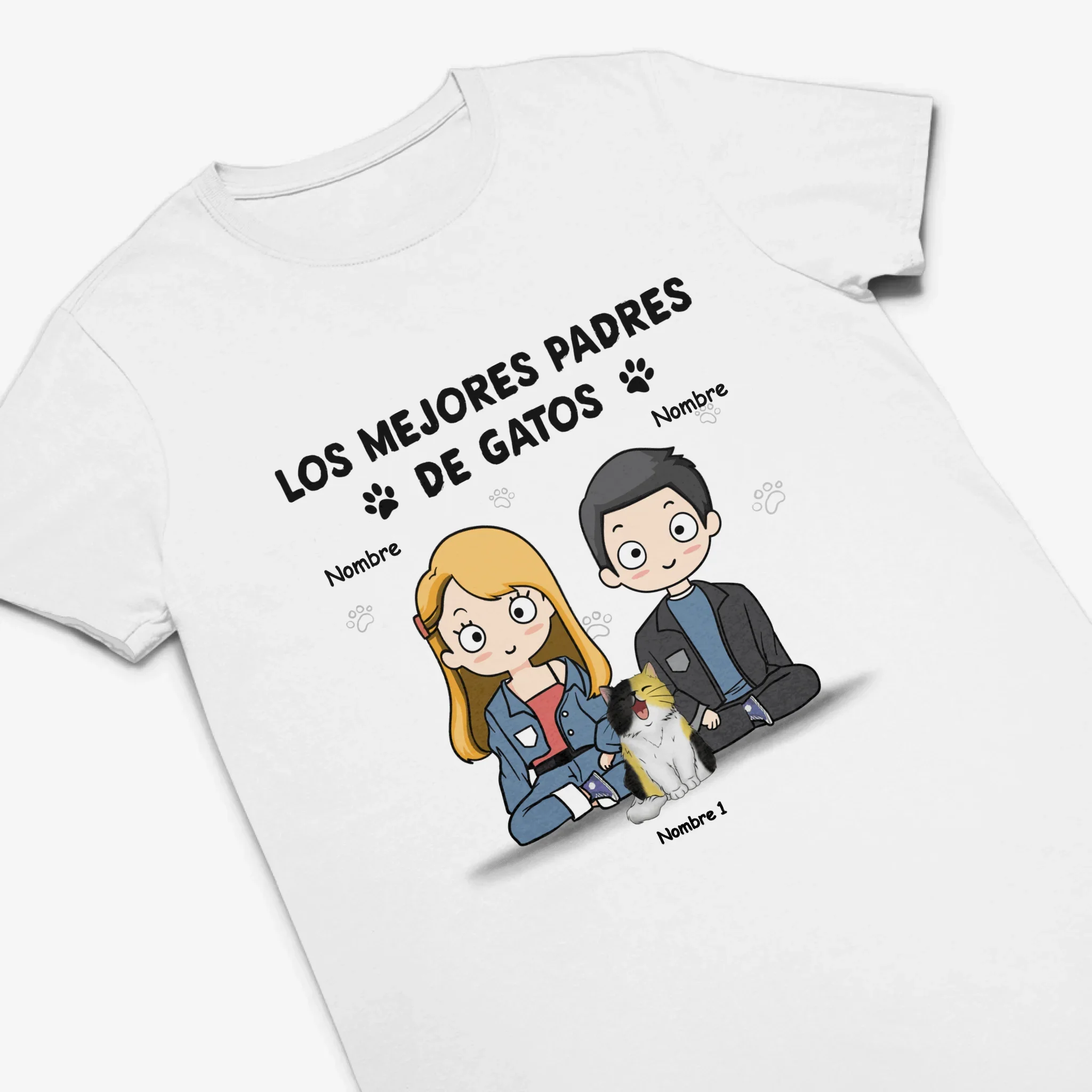 Personalizar Camisetas Para Los Amantes De Los Gatos  | Personalizado Regalos Para Los Amantes De Las Gatos | Los Mejores Padres De Gatos