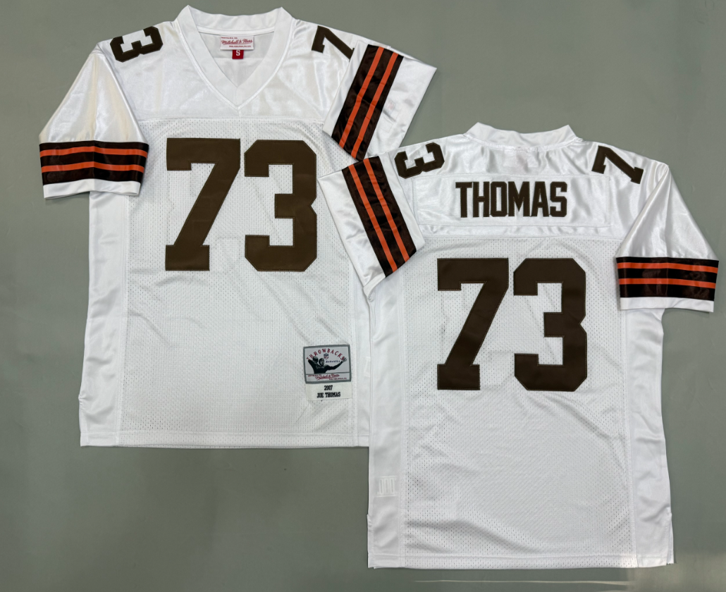 Joe Thomas Cleveland Browns Authentic Throwback Retired Player Jersey