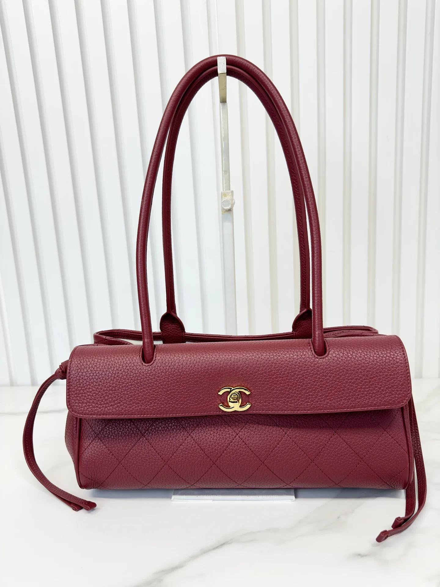 Chanel Grained Leather Top Handle Bag product photo from LabelPicks
