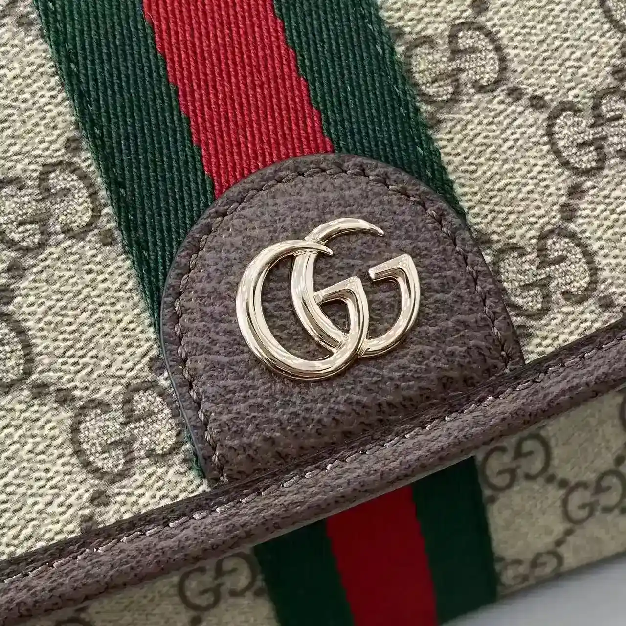Gucci Ophidia Brown GG Supreme Canvas Crossbody Bag product photo from LabelPicks