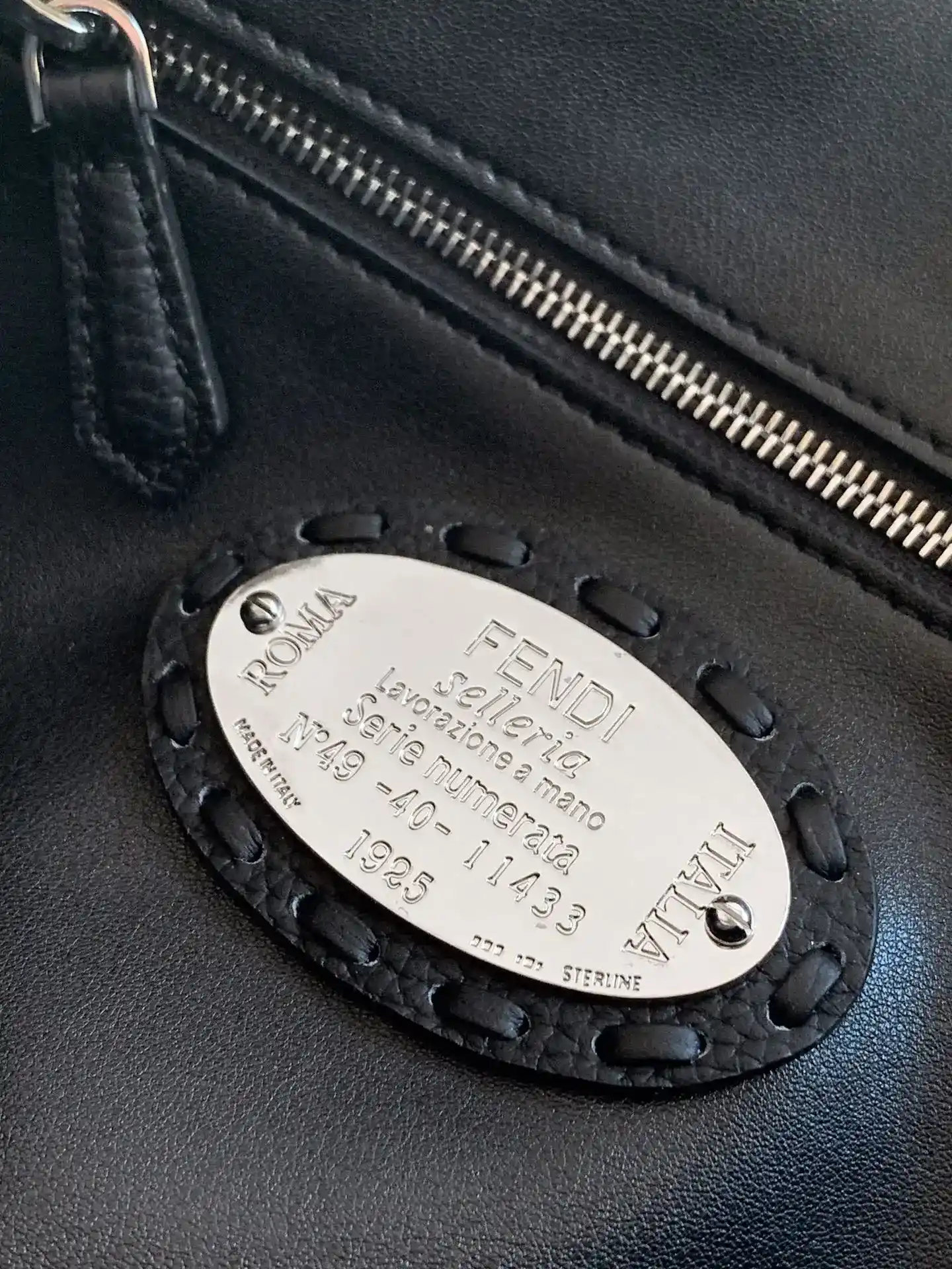 Fendi Grained Leather Shoulder Bag product photo from LabelPicks