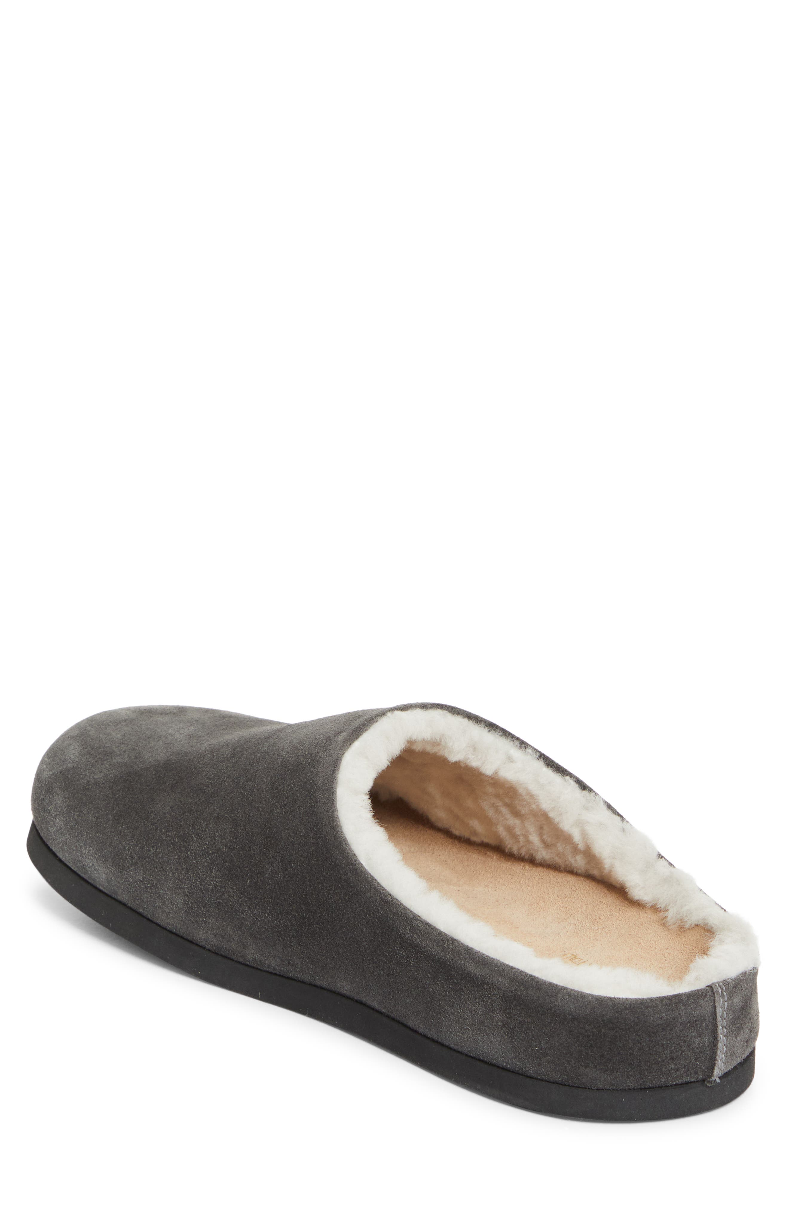 Common Projects Suede & Genuine Shearling Clog