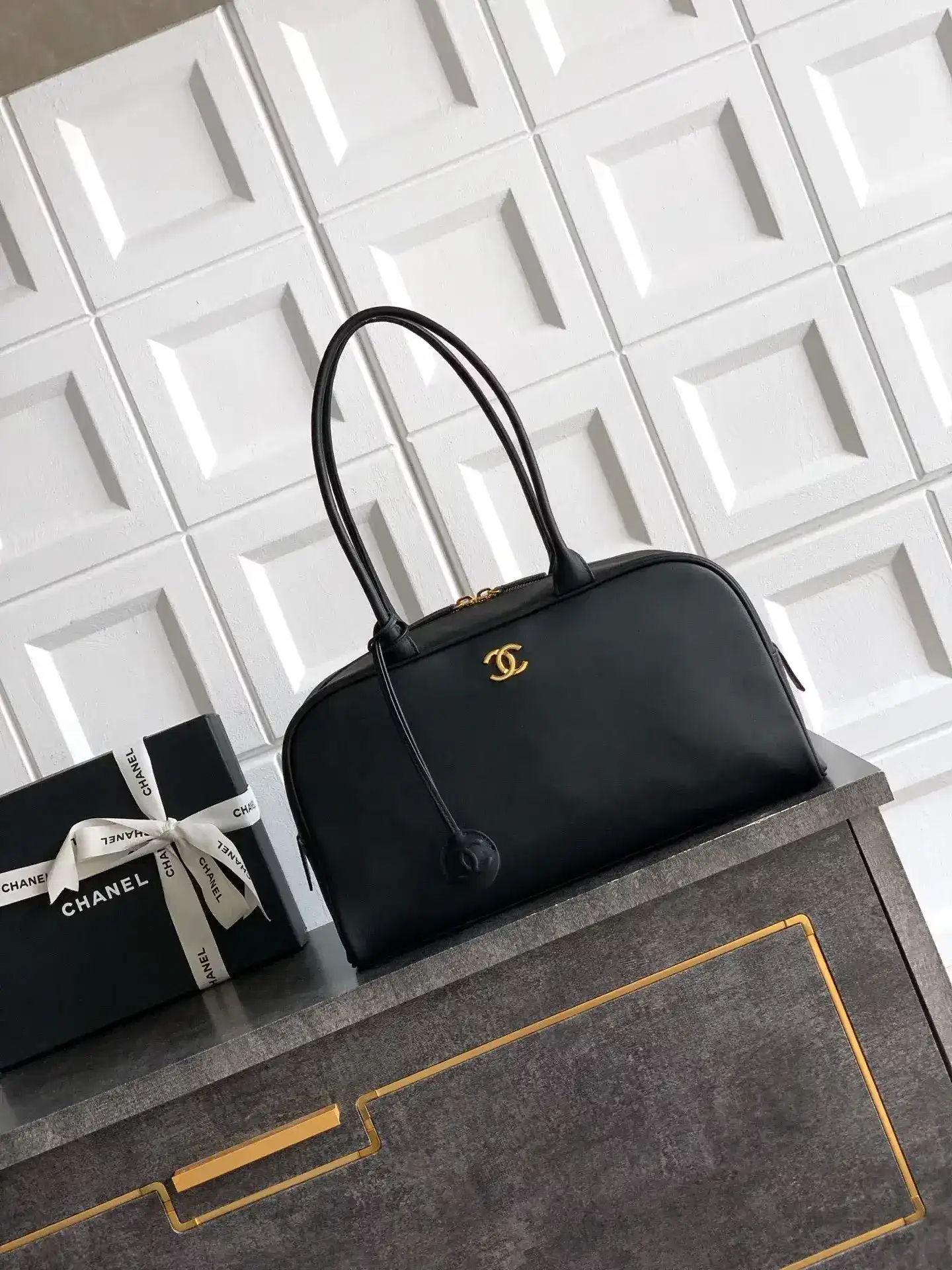 Chanel Quilted Leather Top Handle Bag product photo from LabelPicks