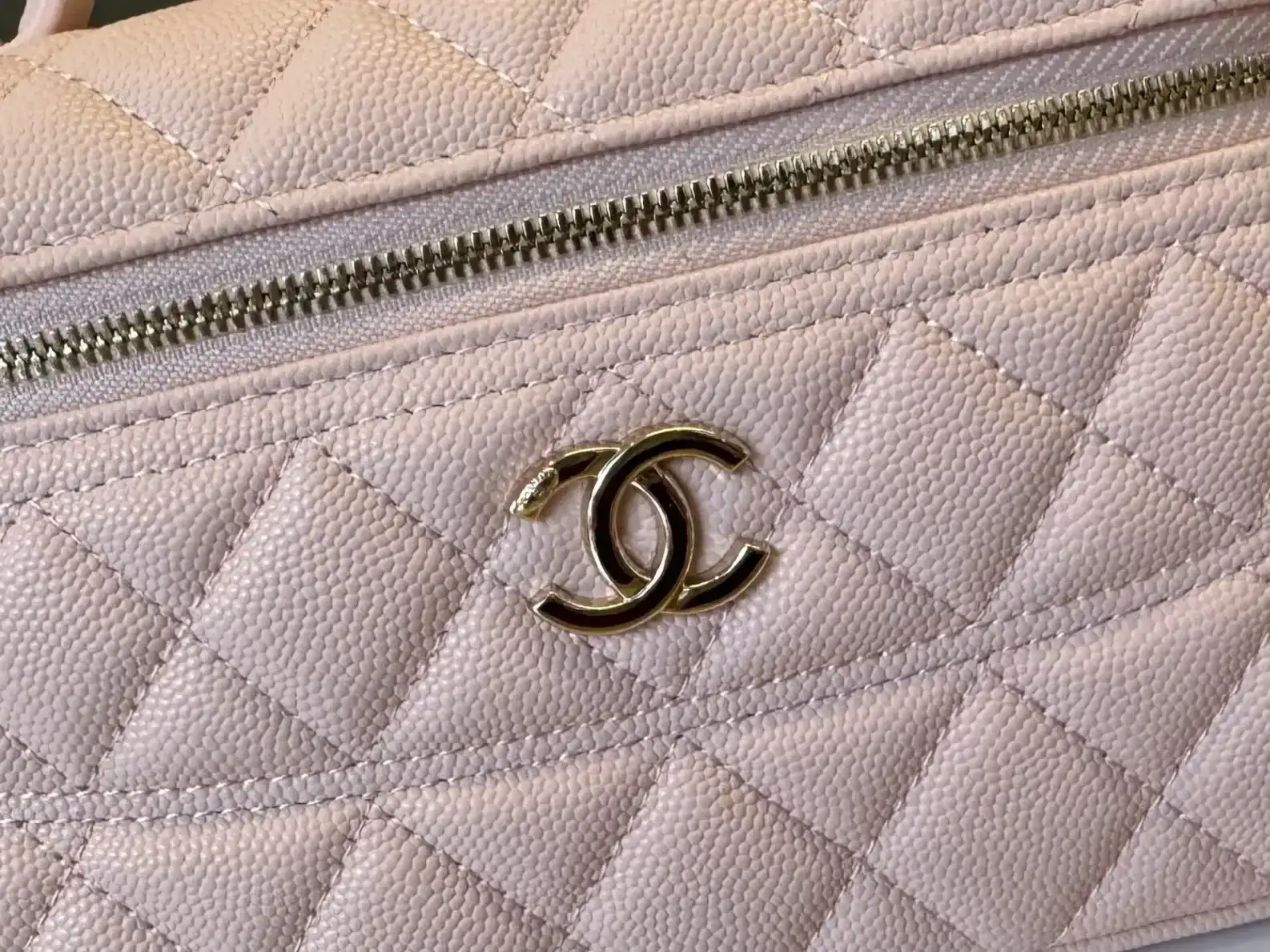 Chanel Gold Quilted Leather Crossbody Bag product photo from LabelPicks