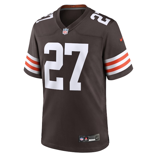 D'Onta Foreman Cleveland Browns Nike Team Game Jersey -  Brown