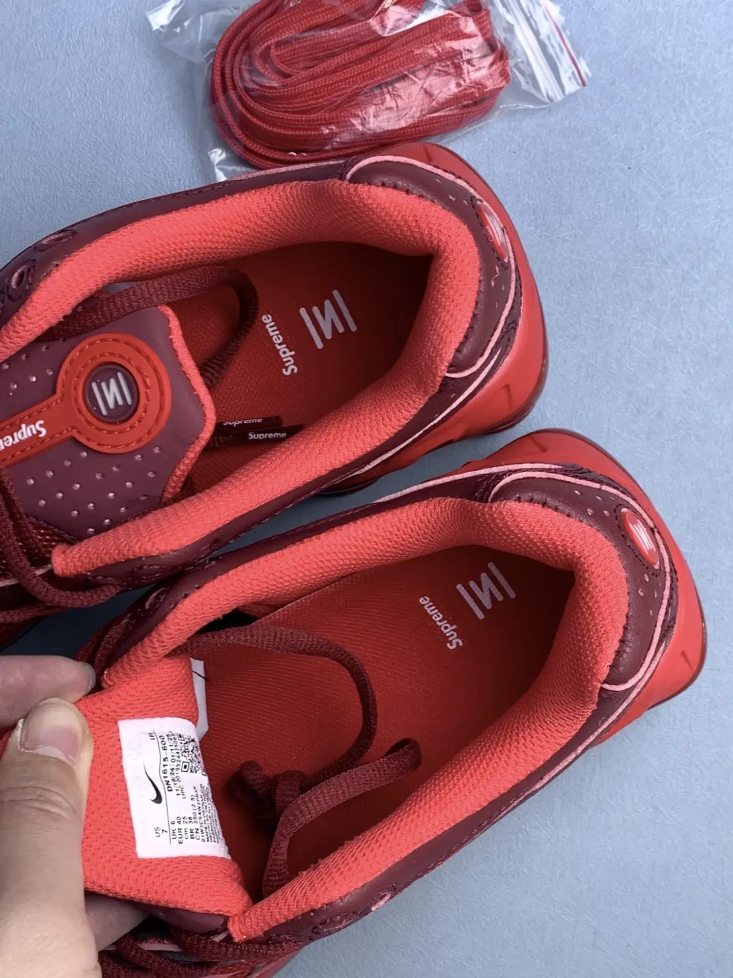 Supreme x Nike Shox Ride 2 SP “Speed Red” - Speed Red/Siren Red/Barn product photo from LabelPicks