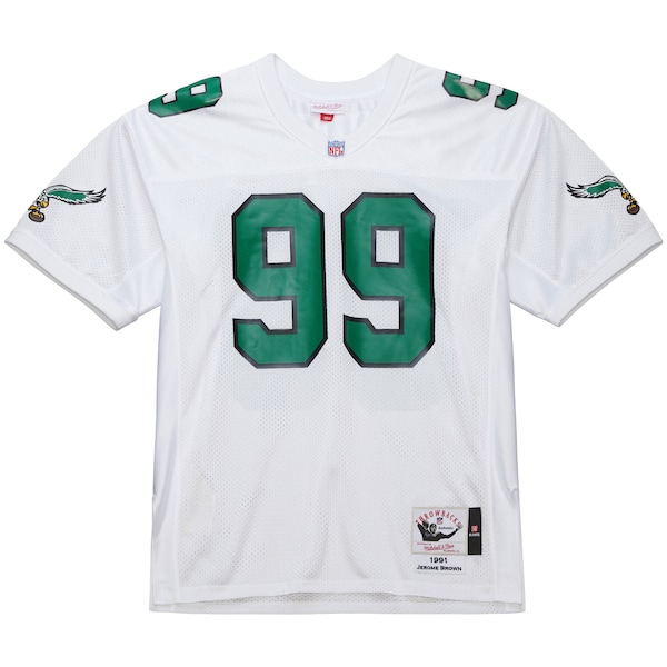 Jerome Brown Philadelphia Eagles  1991 Authentic Throwback Retired Player Jersey - White