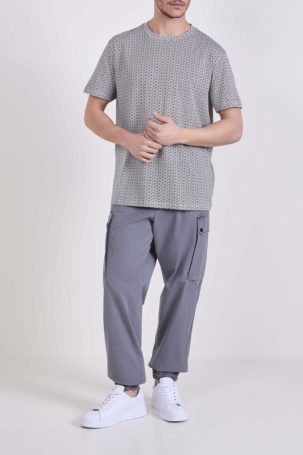 ARMANI EXCHANGE חולצת טי בגזרה ישרה