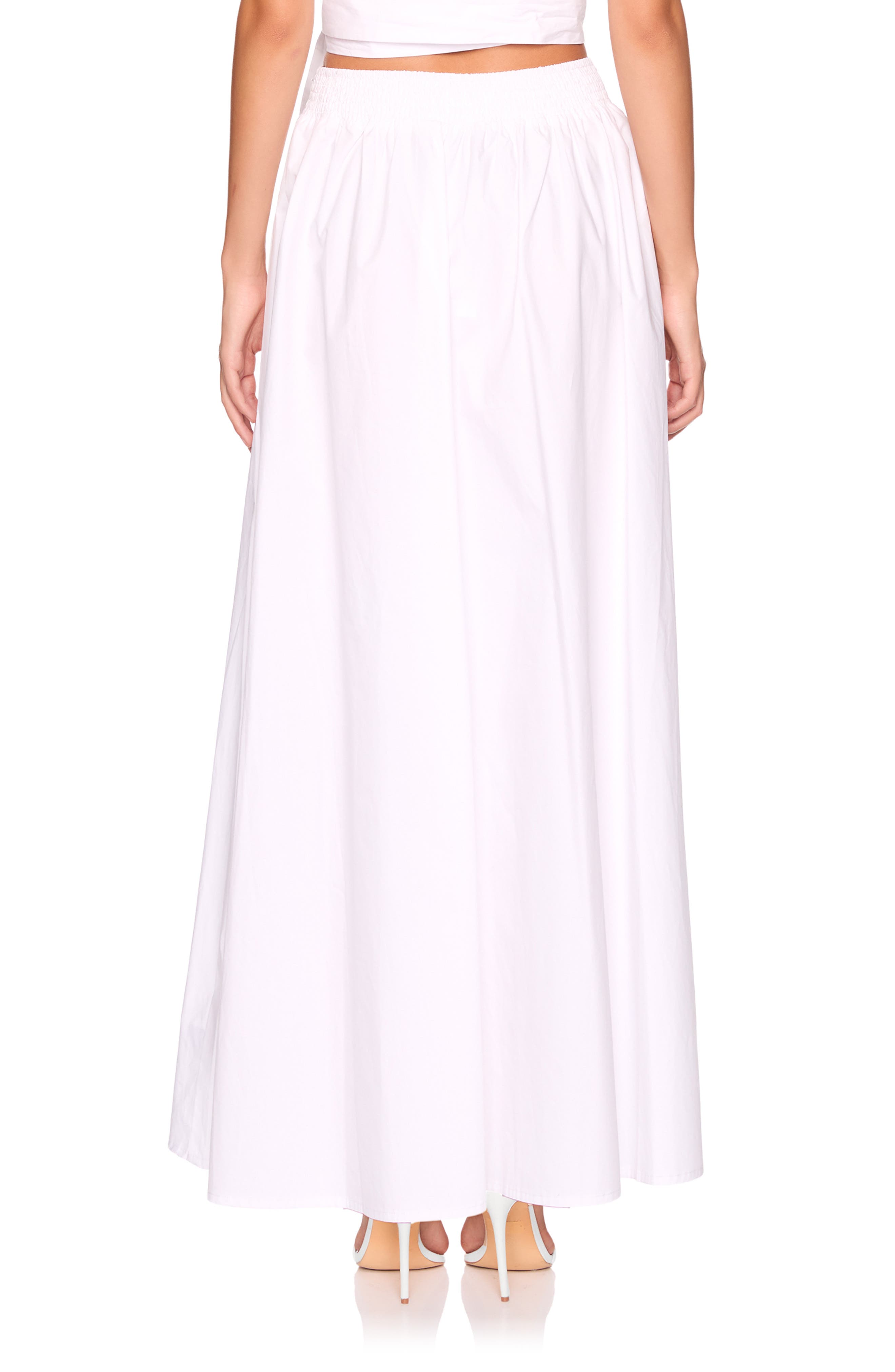 Susana Monaco Cotton Poplin Maxi Skirt