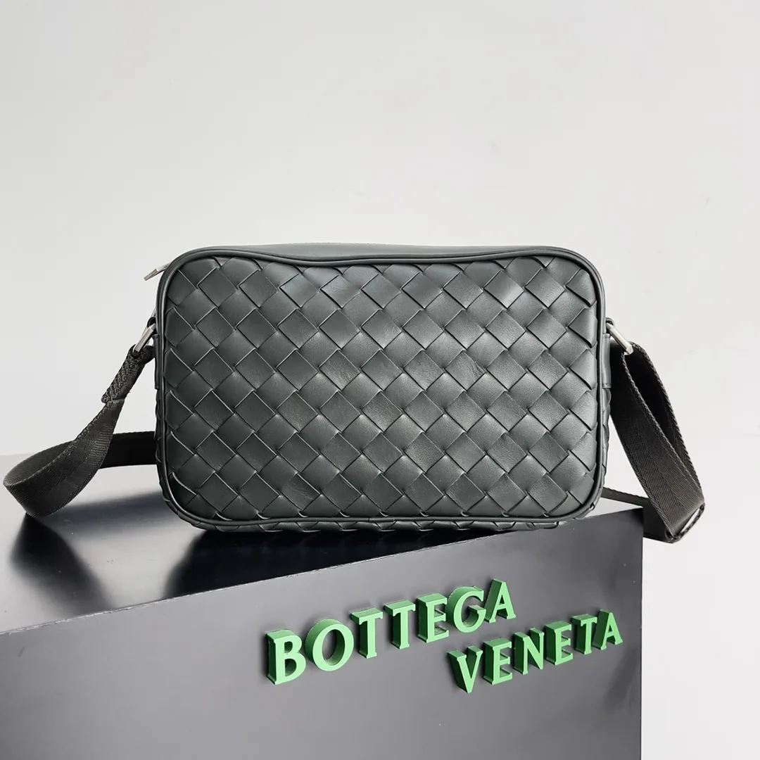 Bottega Veneta Intrecciato Woven Leather Crossbody Bag product photo from LabelPicks