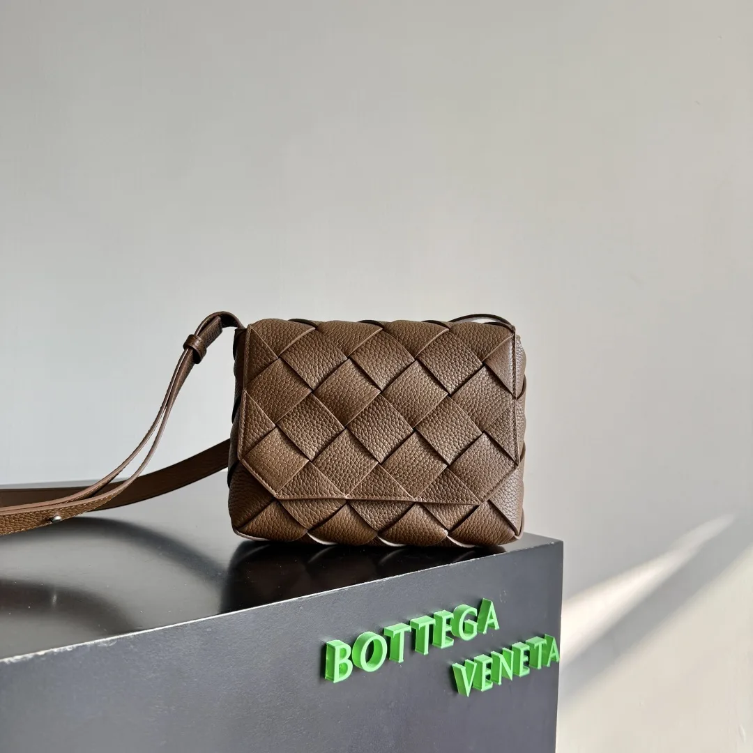 Bottega Veneta Grained Leather Diago Crossbody Bag product photo from LabelPicks