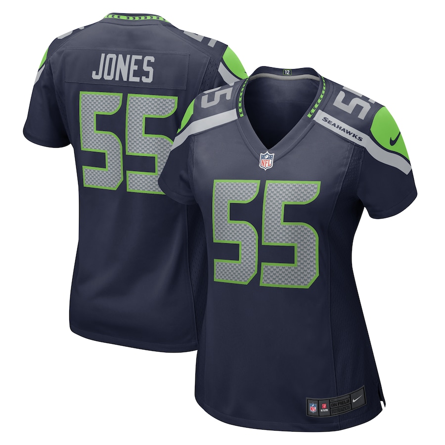 Dre'Mont Jones Seattle Seahawks Nike Women's Game Player Jersey - College Navy