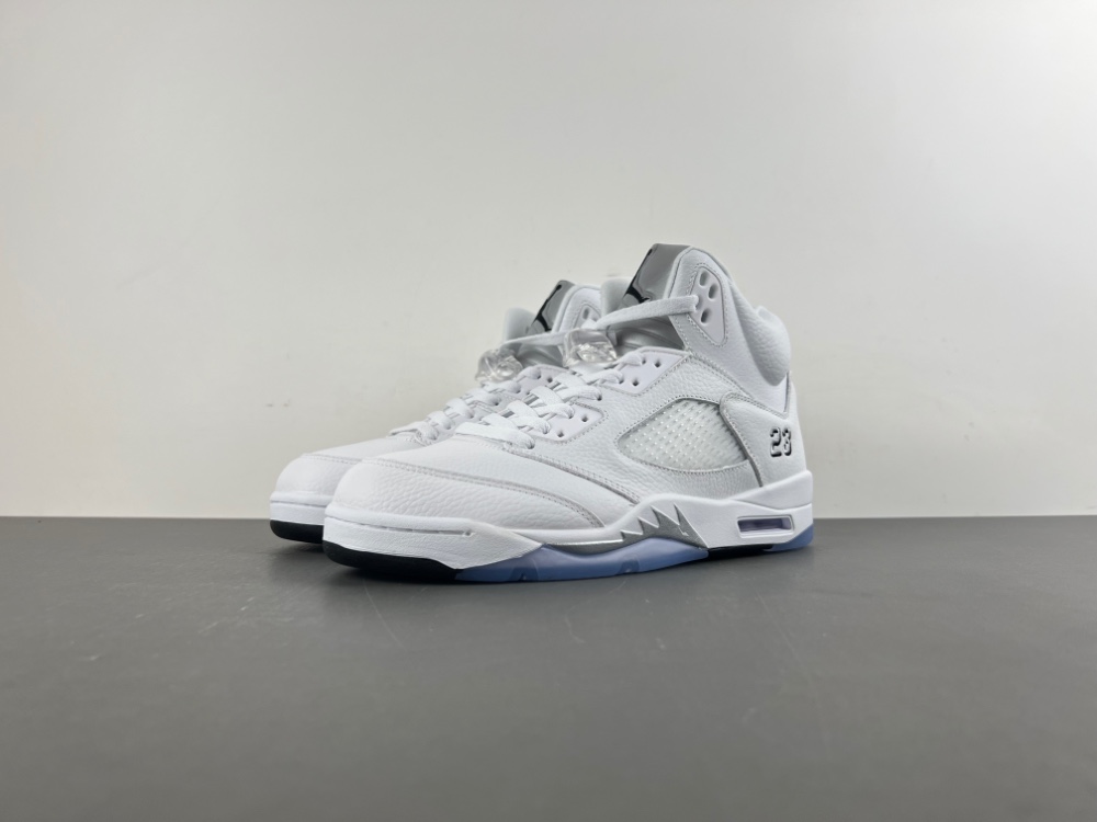 Air Jordan 5 Retro Metallic White 136027-130