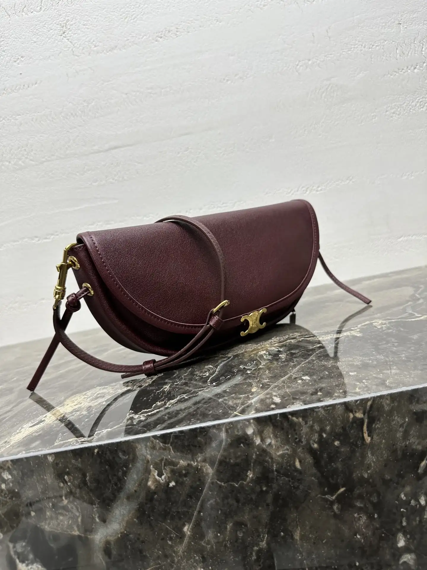 Celine Lambskin Triomphe Crossbody Bag product photo from LabelPicks