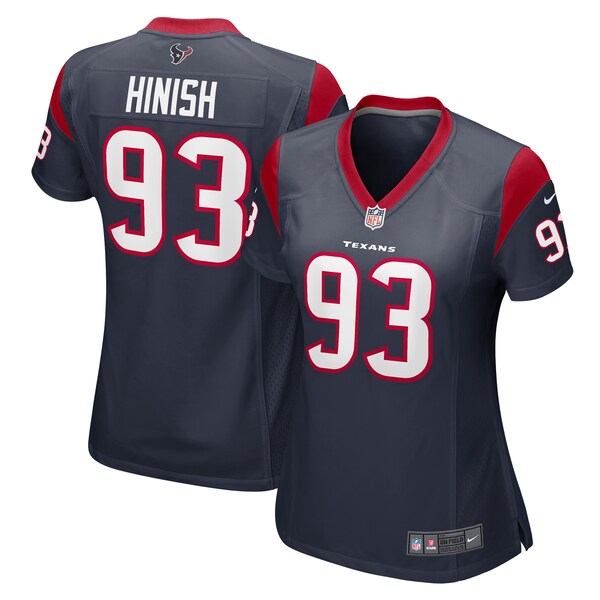 Kurt Hinish Houston Texans Nike Women's Game Player Jersey - Navy