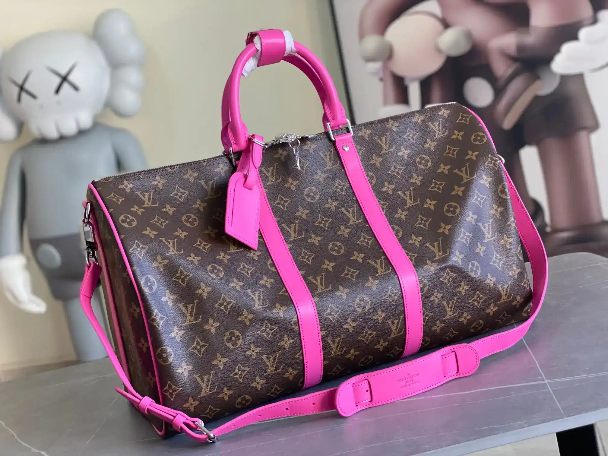 Louis Vuitton Keepall Gold Monogram Canvas Tote Bag product photo from LabelPicks