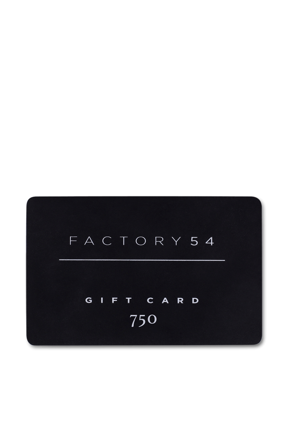GIFT CARD גיפט קארד על סך 750 שקלים