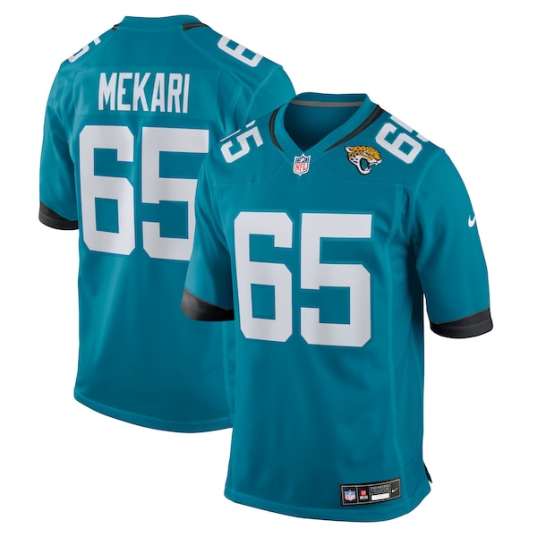 Patrick Mekari Jacksonville Jaguars Nike Team Game Jersey -  Teal