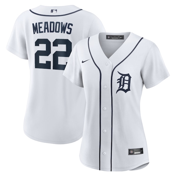 Parker Meadows Detroit Tigers Nike Women's Home Replica Jersey - White