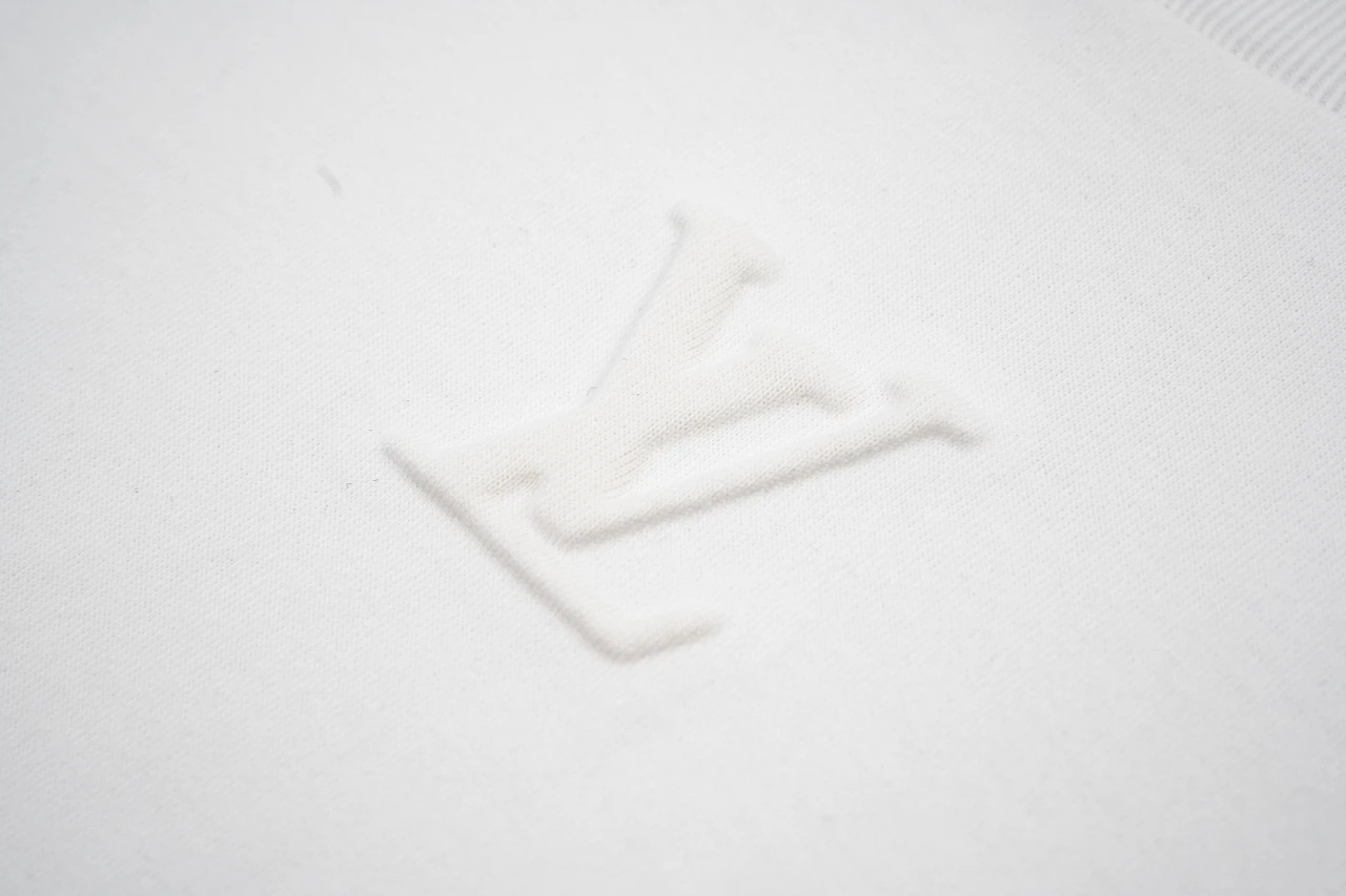 Louis Vuitton White Embossed T-Shirt product photo from LabelPicks