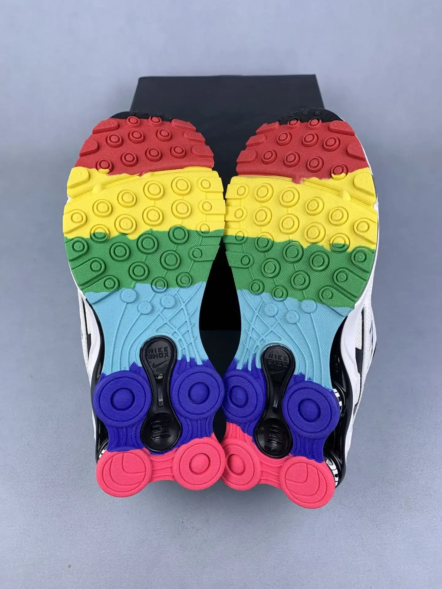 Supreme x Nike Shox Ride 2 SP 'White/Various Colours' Shoes product photo from LabelPicks