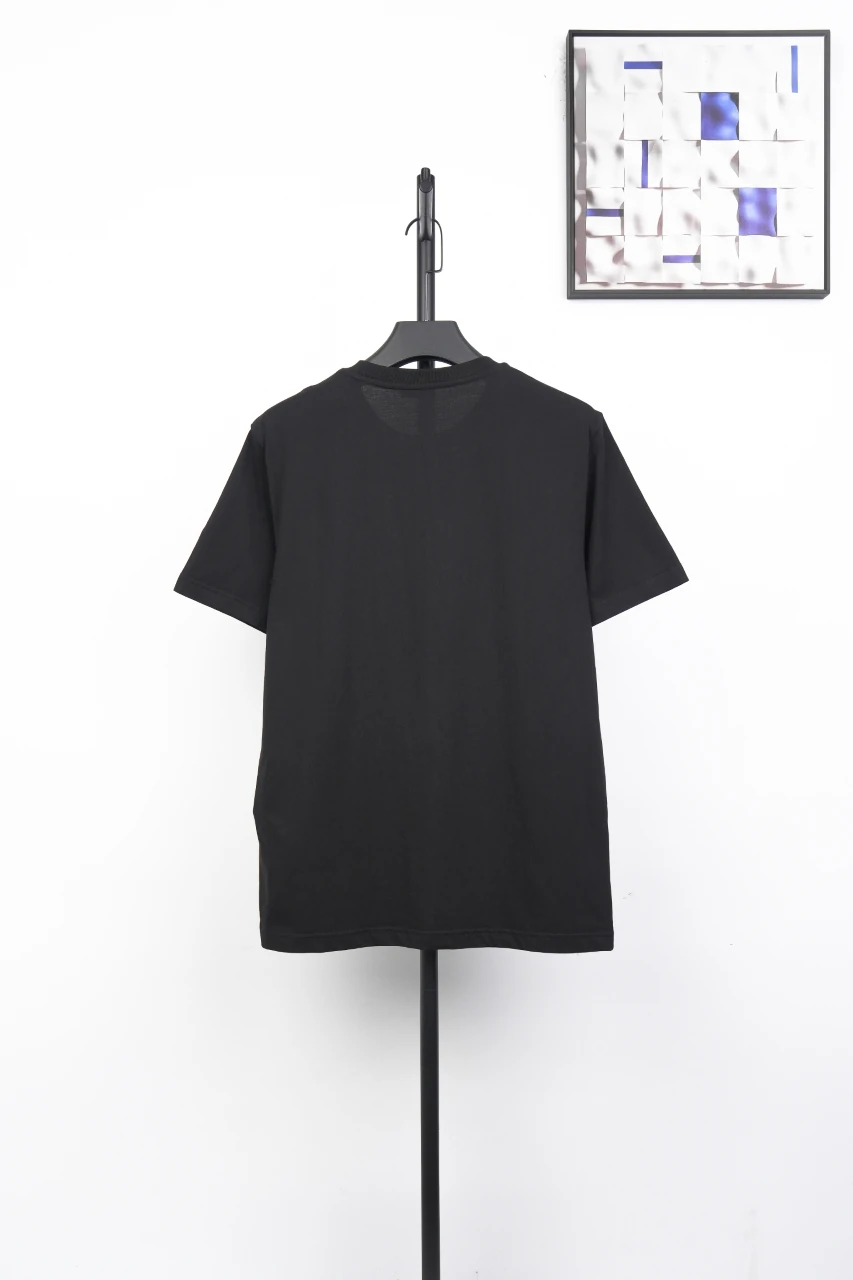 Moncler Black Two-Tone Logo Print T-Shirt product photo from LabelPicks