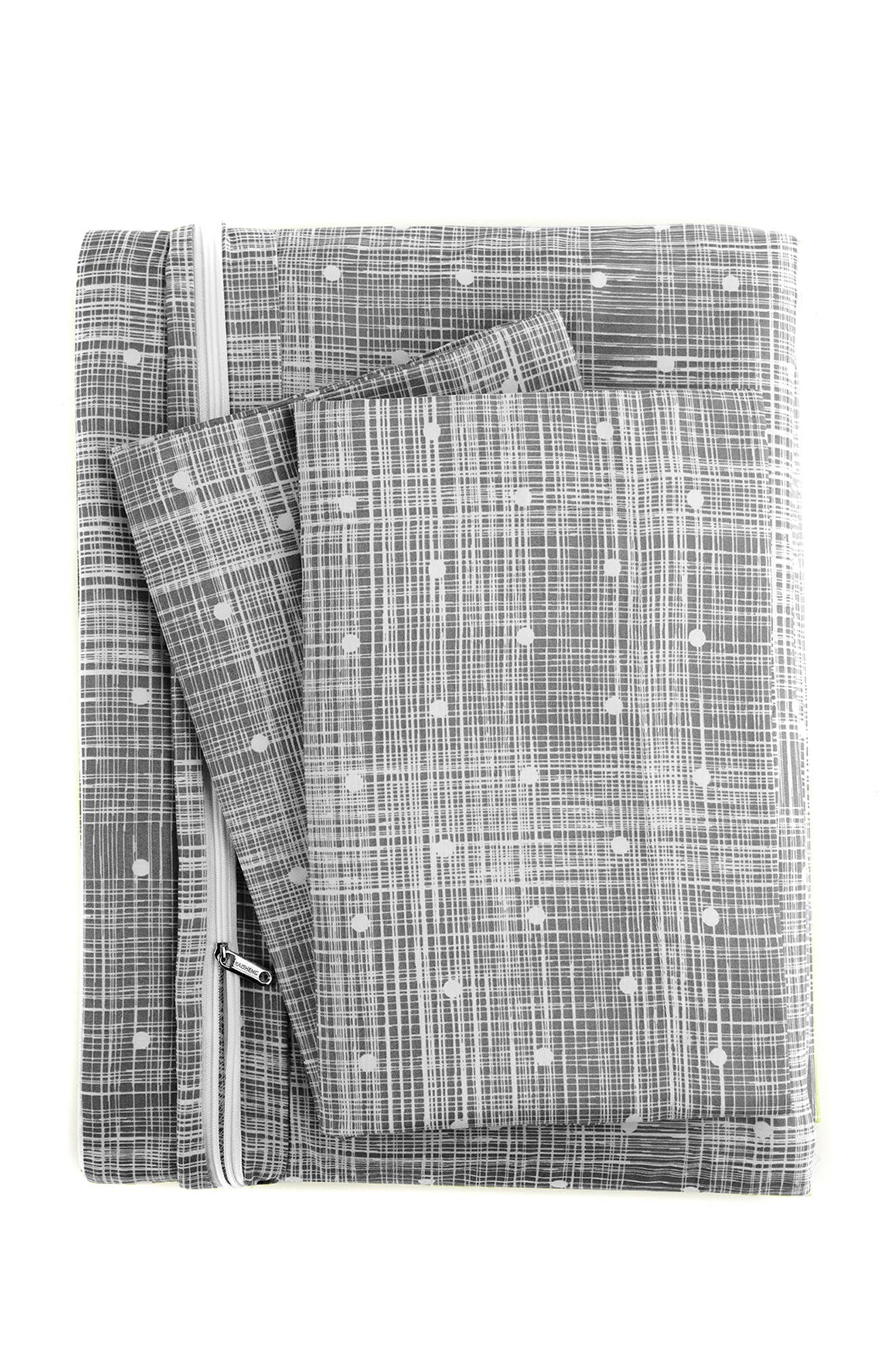 HOMESPUN IENJOY HOME Premium Ultra Soft Polka Dot Pattern 3-Piece Duvet Cover Set