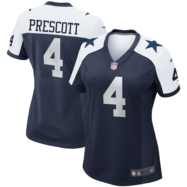 Dak Prescott Dallas Cowboys Nike Women's Alternate Game Team Jersey - Navy/White