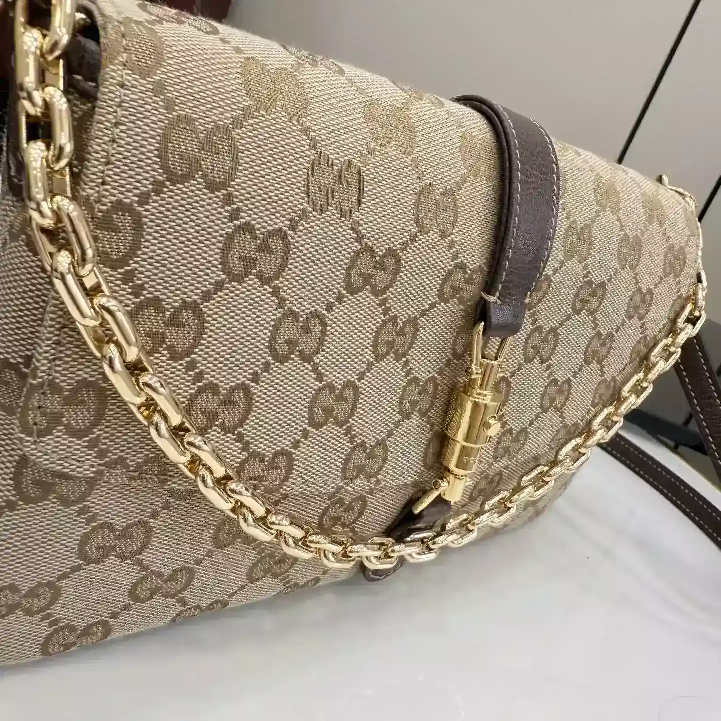Gucci Brown Quilted Leather Evening Bag product photo from LabelPicks