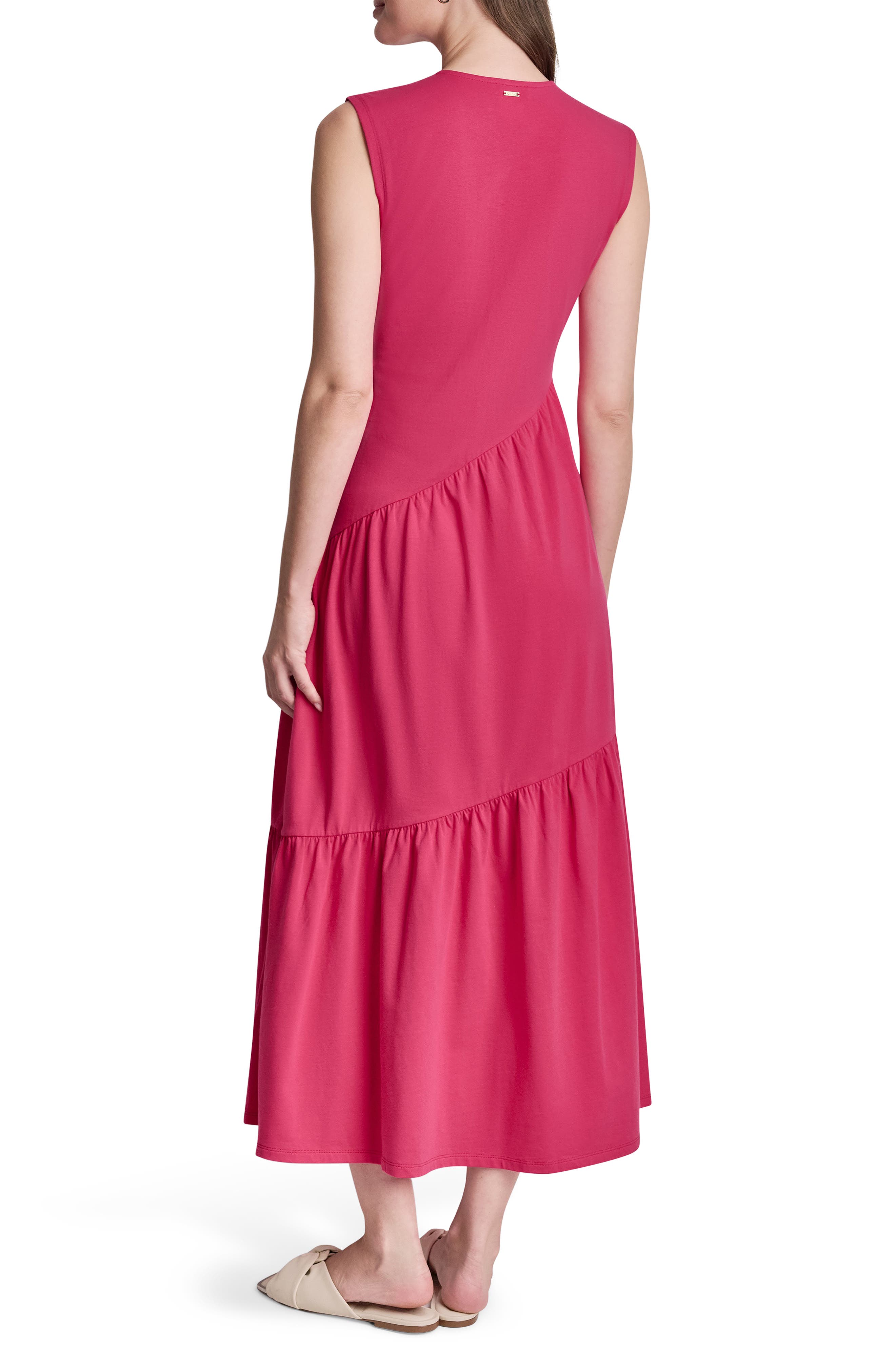 DKNY Stretch Cotton Maxi Dress