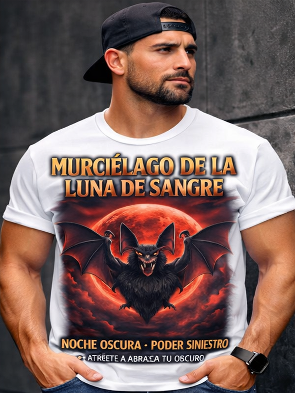 Remera Murciélago de la Luna de Sangre – Poder Siniestro