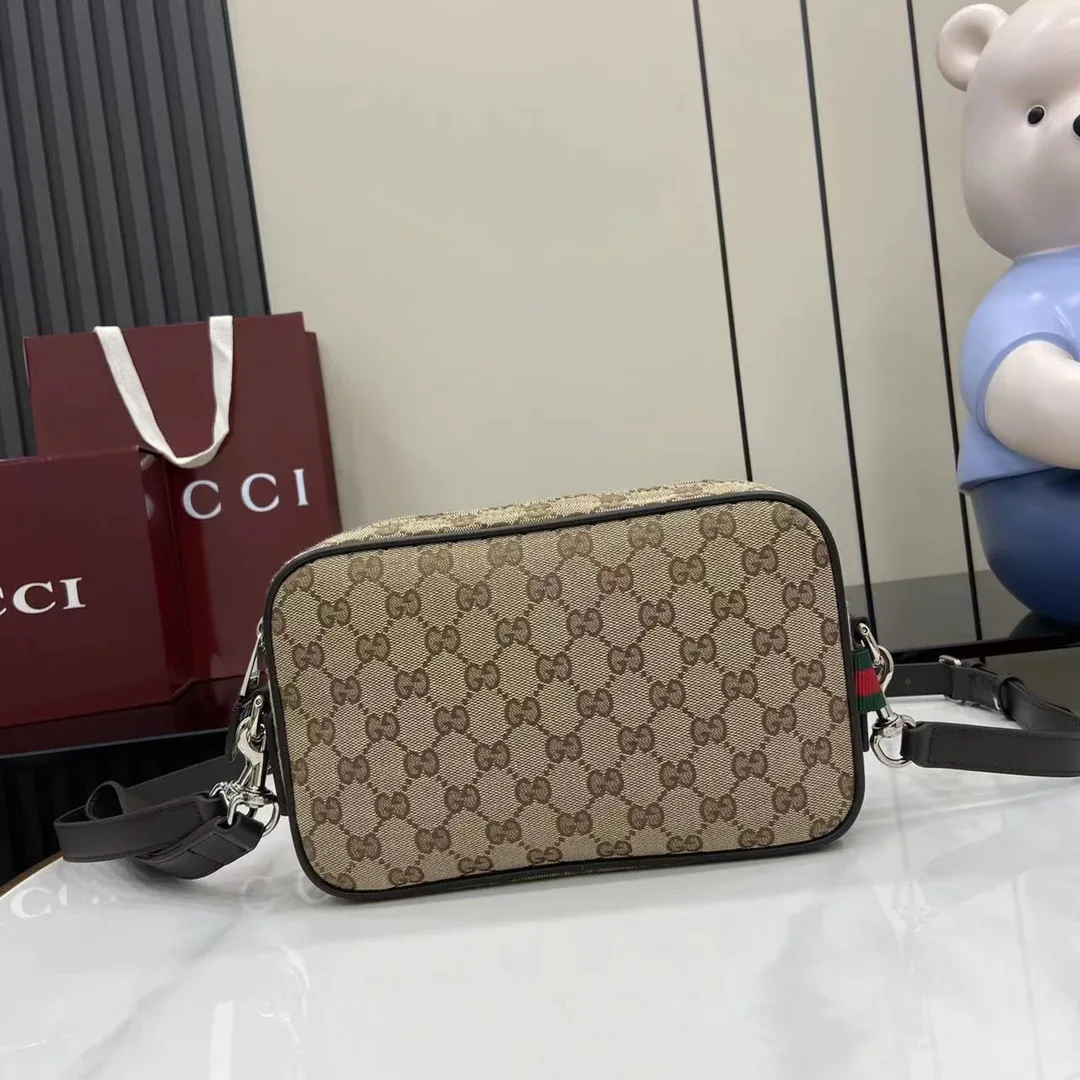 Gucci Brown Monogram Canvas Crossbody Bag product photo from LabelPicks