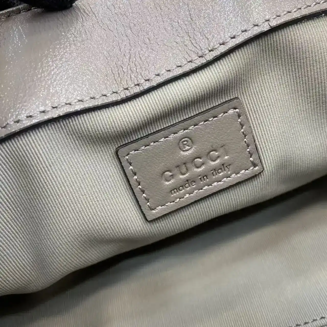 Gucci Grey Marmont GG Supreme Canvas Shoulder Bag product photo from LabelPicks