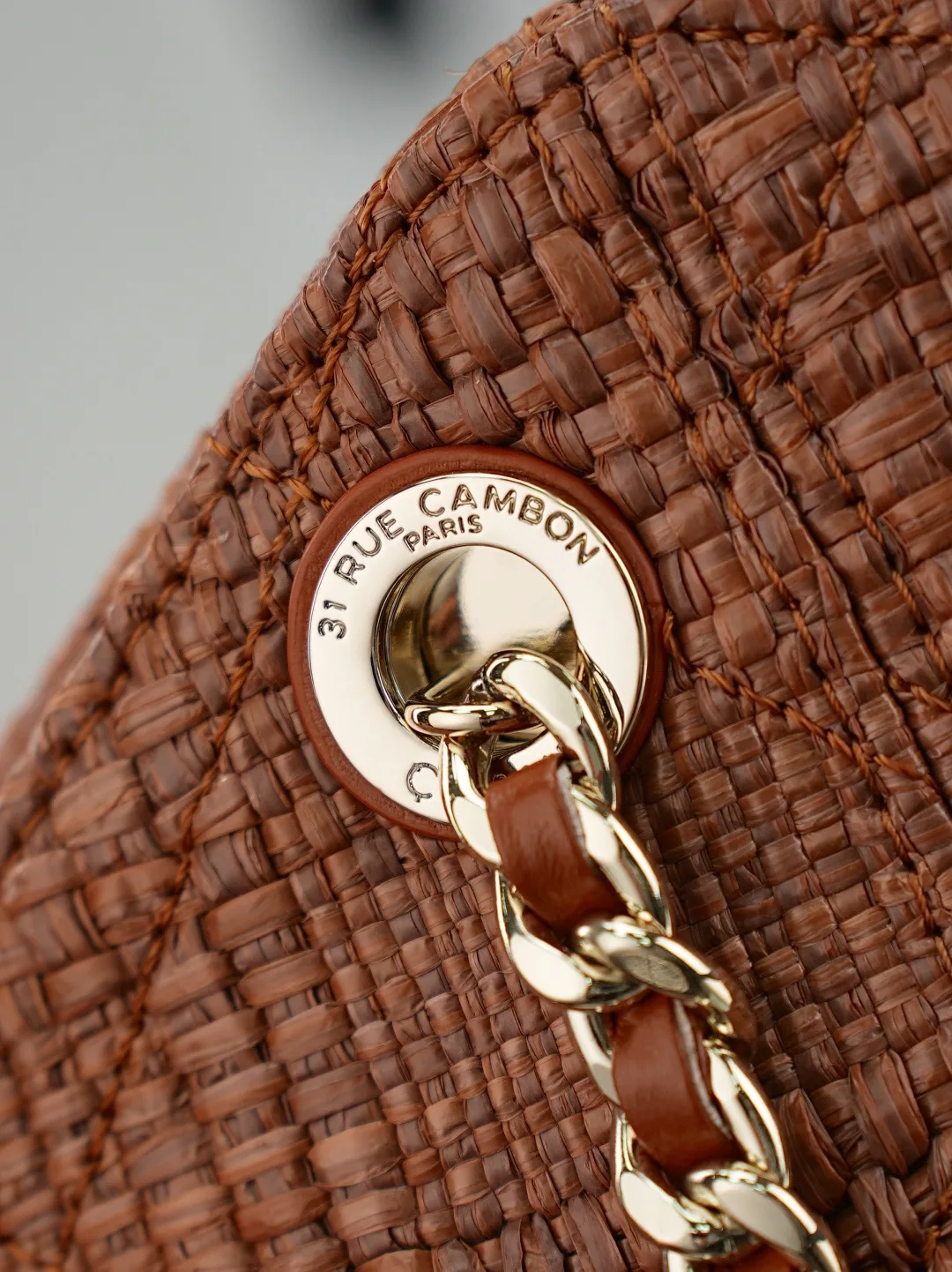 Chanel Straw Woven Shoulder Bag product photo from LabelPicks
